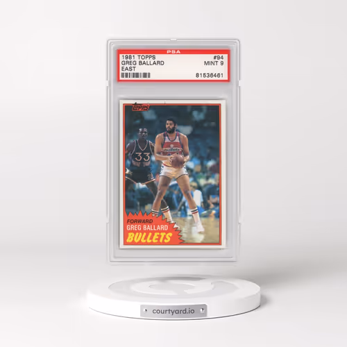 1981 Topps #94 Greg Ballard - East (PSA 9 MINT)