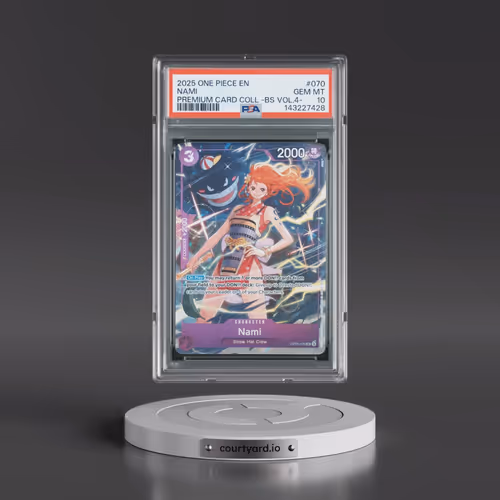 2025 One Piece Premium Card Collection -Best Selection Vol.4 #070 Nami (PSA 10 GEM MINT)