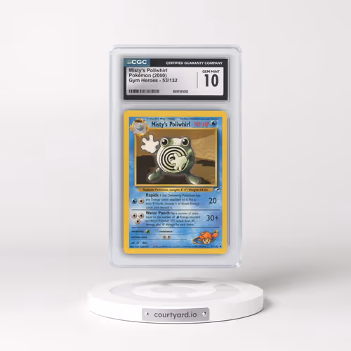 2000 Gym Heroes #53/132 Misty's Poliwhirl (CGC 10 GEM MINT)