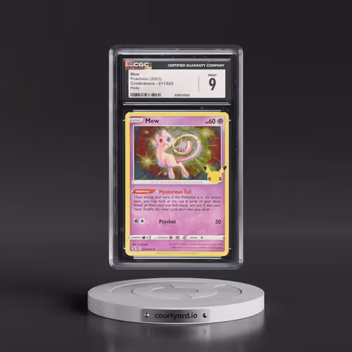 2021 Celebrations #011/025 Mew - Holo (CGC 9 MINT)