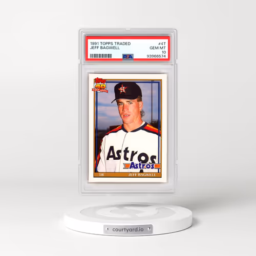 1991 Topps Traded #4T Jeff Bagwell (PSA 10 GEM MINT)