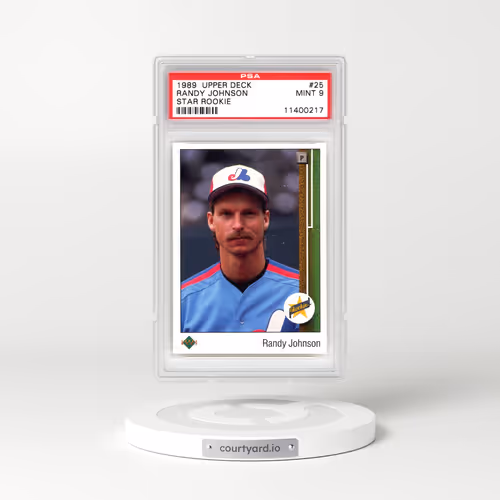 1989 Upper Deck #25 Randy Johnson - Star Rookie (PSA 9 MINT)