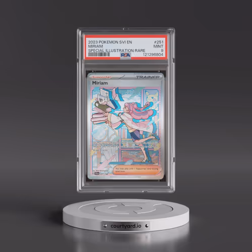 2023 Pokémon Svi EN-Scarlet & Violet #251 Miriam - Special Illustration Rare (PSA 9 MINT)