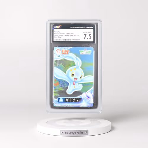 2006 Pkmn. Ranger - Temple of the Sea #01 Manaphy - Clear Card (CGC 7.5 NM+)