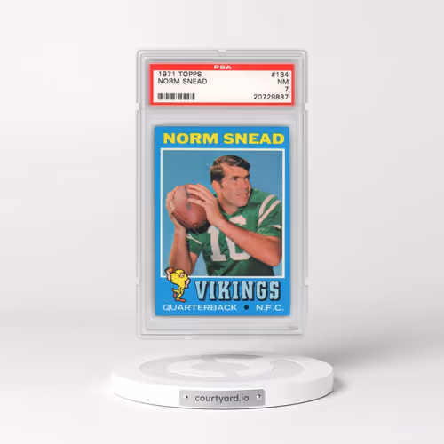 1971 Topps #184 Norm Snead (PSA 7 NM)