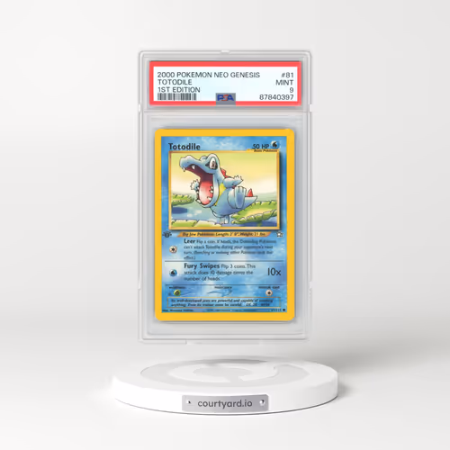 2000 Neo Genesis #81 Totodile - 1st Edition (PSA 9 MINT)