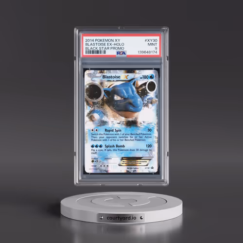2014 Pokémon XY Black Star Promo #XY30 Blastoise EX - Holo (PSA 9 MINT)