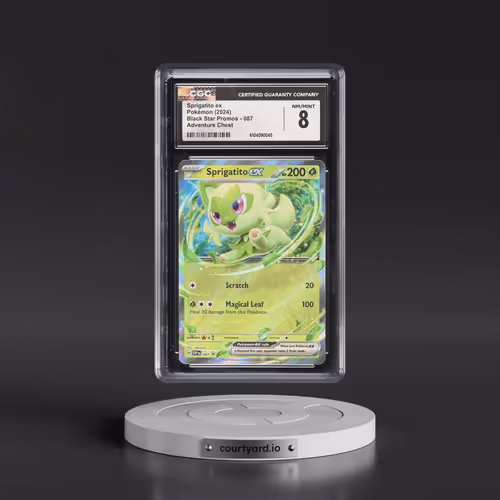 2023 Black Star Promos - Scarlet & Violet SVP EN #087 Sprigatito ex - Adventure Chest Holo (CGC 8 NM