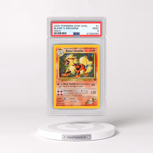 2000 Pokémon Gym Challenge #1 Blaine's Arcanine - Holo (PSA 9 MINT)