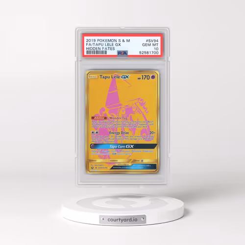 2019 Pokémon Sun & Moon Hidden Fates #SV94 Tapu Lele GX - Holo Full Art (PSA 10 GEM MINT)