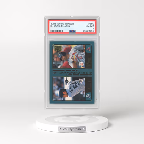 2001 Topps Traded #T99 Albert Pujols/Ichiro (PSA 8 NM-MT)