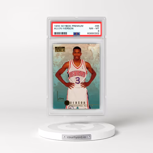 1996 Skybox Premium #85 Allen Iverson (PSA 8 NM-MT)