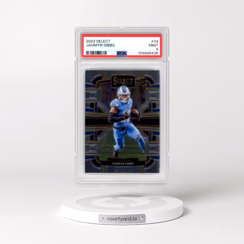 2023 Panini Select #34 Jahmyr Gibbs (PSA 9 MINT)