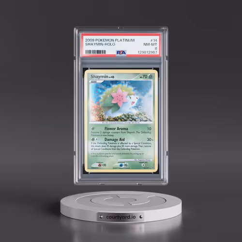 2009 Pokémon Platinum #14 Shaymin - Holo (PSA 8 NM-MT)