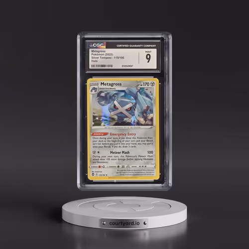 2022 Silver Tempest #119/195 Metagross - Holo (CGC 9 MINT)