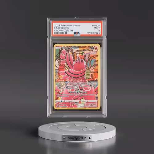 2023 Pokémon Sword and Shield Crown Zenith #GG04 Oricorio - Full Art (PSA 9 MINT)