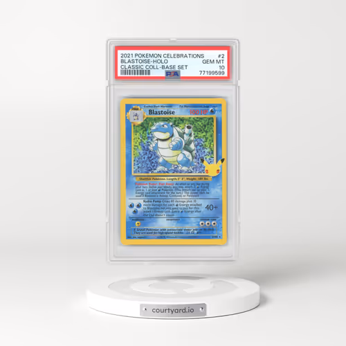 2021 Celebrations #2 Blastoise - Holo (PSA 10 GEM MINT)