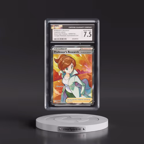 2017 Black Star Promos - Sword & Shield #SWSH152 Professor's Research - Professor Juniper Premium To