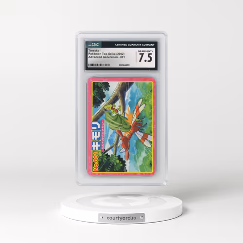 2002 Advanced Generation (Pink Border) #001 Treecko (CGC 7.5 NM+)