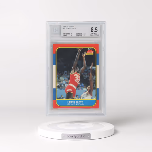 1986 Fleer #65 Lewis Lloyd (BGS 8.5 NM-MT+)