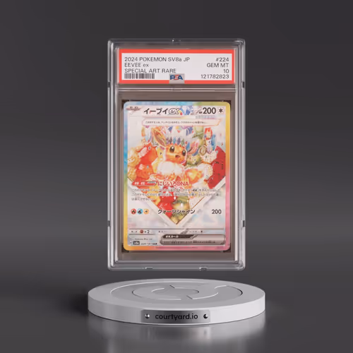 2024 Pokémon Sv8a-Terastal Fest EX #224 Eevee EX - Holo Special Art Rare (PSA 10 GEM MINT)