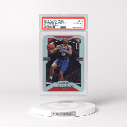 2019 Panini Prizm #271 Mfiondu Kabengele - Silver Prizm (PSA 10 GEM MINT)