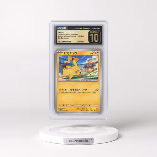 2022 Scarlet & Violet Promos #120/SV-P Pikachu - Gift Campaign (CGC 10 PRISTINE)