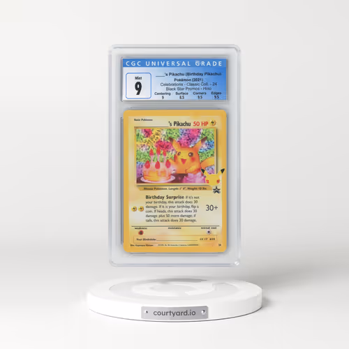 2021 Celebrations - Classic Collection #24 ____'s Pikachu (Birthday Pikachu) - Black Star Promos Hol