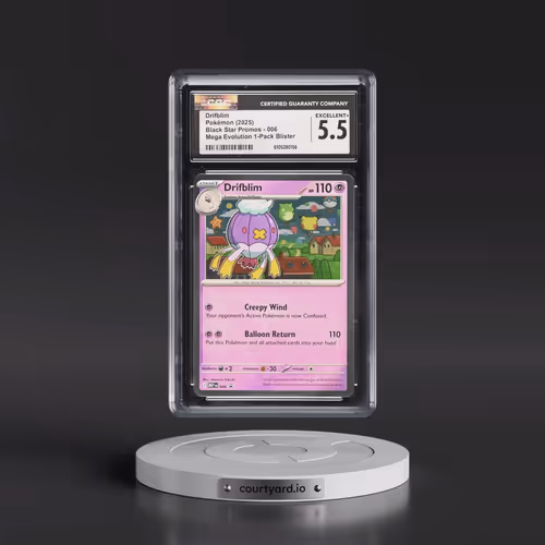 2025 Black Star Promos - Mega Evolution MEP EN #006 Drifblim - Mega Evolution 1-Pack Blister (Cosmos