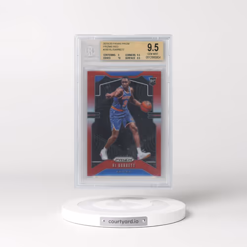 2019 Panini Prizm #250 RJ Barrett - Red Prizm (BGS 9.5 GEM MINT)