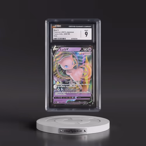 2021 Fusion Arts #039/100 Mew V - Holo (CGC 9 MINT)