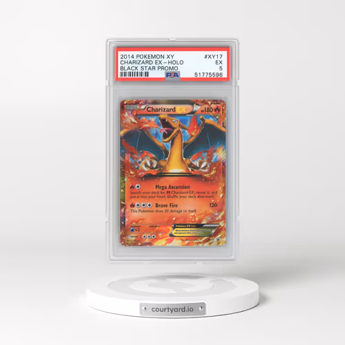 2014 XY Promos #XY17 Charizard EX - Full Art Holo (PSA 5 EX)