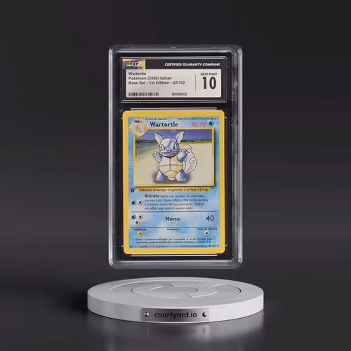 1999 Base Set #42/102 Wartortle - 1st Edition (CGC 10 GEM MINT)