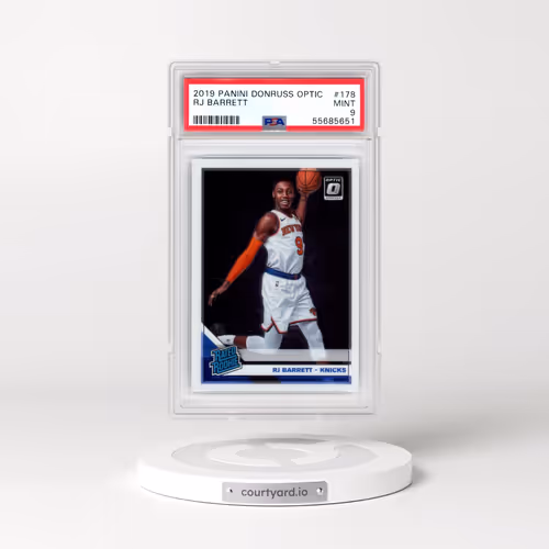 2019 Panini Donruss Optic #178 RJ Barrett (PSA 9 MINT)
