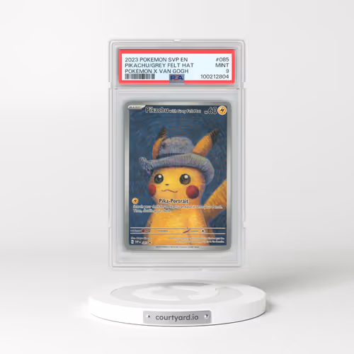 2023 Pokémon Svp EN-SV Black Star Promo #085 Pikachu With Grey Felt Hat - Pokemon X Van Gogh (PSA 9 MINT)