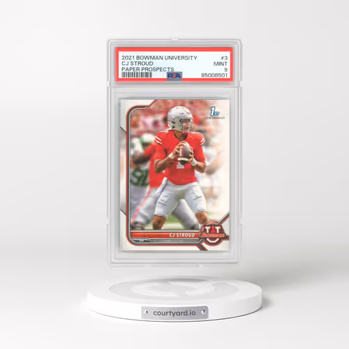 2021 Bowman University Paper Prospects #3 CJ Stroud (PSA 9 MINT)