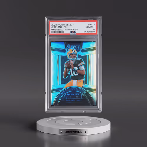 2020 Panini Select Rookie Selections #RS11 Jordan Love - Prizm (PSA 10 GEM MINT)
