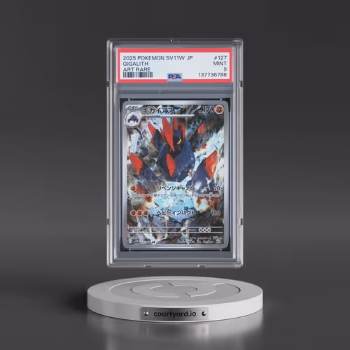 2025 Pokémon Sv11w-White Flare #127 Gigalith - Art Rare (PSA 9 MINT)