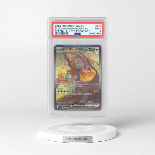 2024 Pokémon Twm EN-Twilight Masquerade #216 Bloodmoon Ursaluna EX - Holo Special Illustration Rare