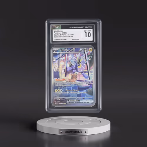 2023 Scarlet & Violet #244/198 Miraidon ex - Special Illustration Rare (Holo) (CGC 10 GEM MINT)