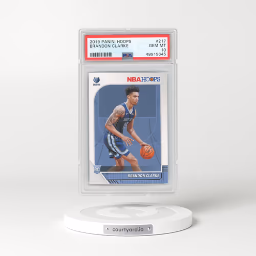 2019 Panini Hoops #217 Brandon Clarke (PSA 10 GEM MINT)