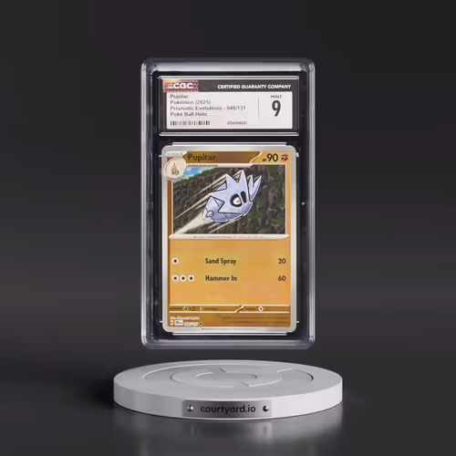 2024 Prismatic Evolutions - PRE EN #048/131 Pupitar - Poké Ball Holo (CGC 9 MINT)