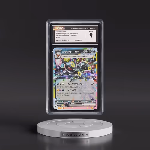 2024 High Class Pack: Terastal Fest ex - sv8a #093/187 Umbreon ex - Holo (CGC 9 MINT)