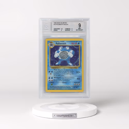 1999 Base Set #13 Poliwrath - Holo (BGS 9 MINT)