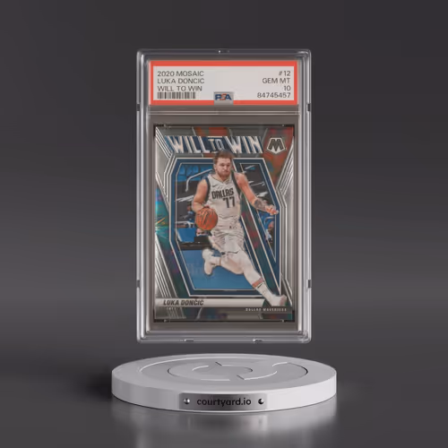 2020 Panini Mosaic Will to Win #12 Luka Doncic (PSA 10 GEM MINT)