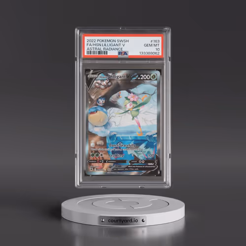 2022 Pokémon Sword & Shield Astral Radiance #163 Hisuian Lilligant V - Holo Full Art (PSA 10 GEM MIN