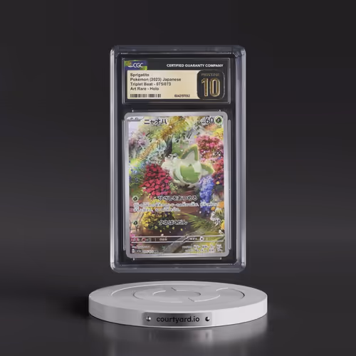 2023 Triplet Beat #075/073 Sprigatito - Art Rare Holo (CGC 10 PRISTINE)