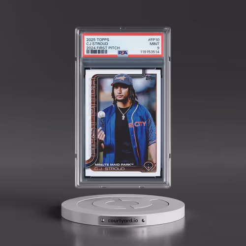 2025 Topps 2024 First Pitch #FP10 CJ Stroud (PSA 9 MINT)