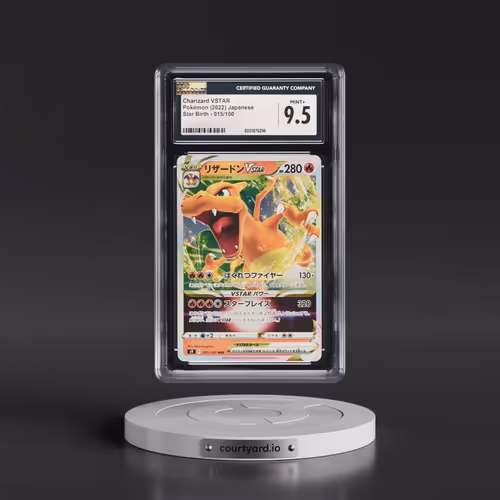 2022 Star Birth #015/100 Charizard VSTAR - Holo (CGC 9.5 MINT+)