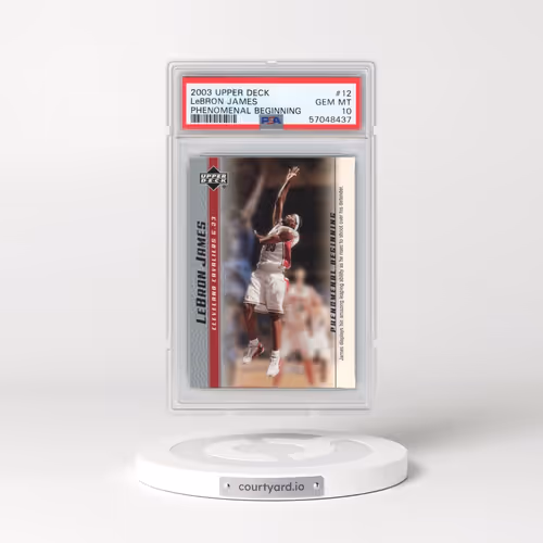 2003 Upper Deck Lebron James Phenomenal Beginnings #12 LeBron James (PSA 10 GEM MINT)